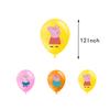 32pcs Peppa Pig Party Supplies Include Banner, Cake Topper, Balloons for Kids