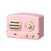 Katie Humidifier Essential Oil Diffuser Small Radio Type Retro 7-Color Mood Lights