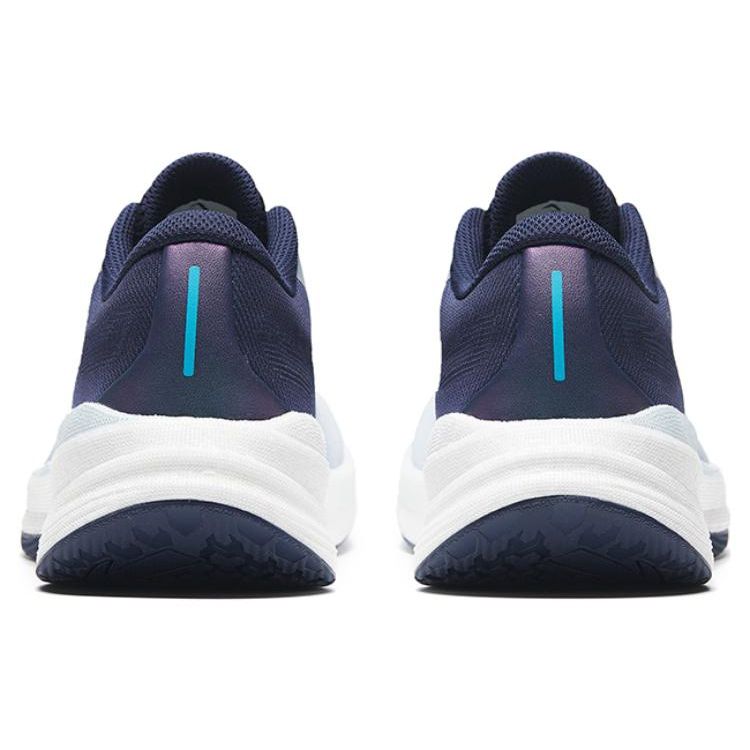 Anta Comfortable Mesh Slip-Resistant Durable Low-Top Running Shoes Men Sneakers White Gray 112335585-3