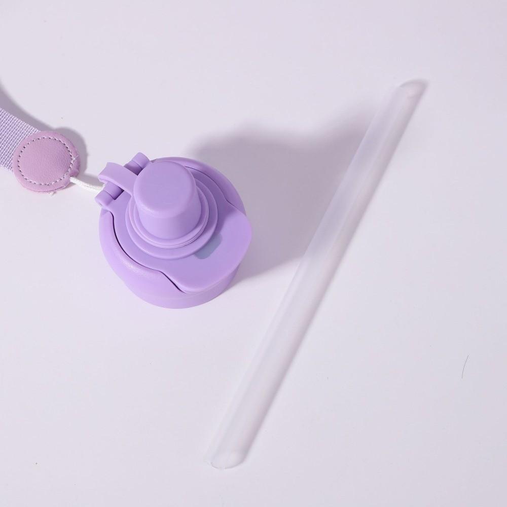 Dual Spout Insulated Vacuum Cup Stainless Steel Insulated Cup Thermal Water Bottle  Sport Office