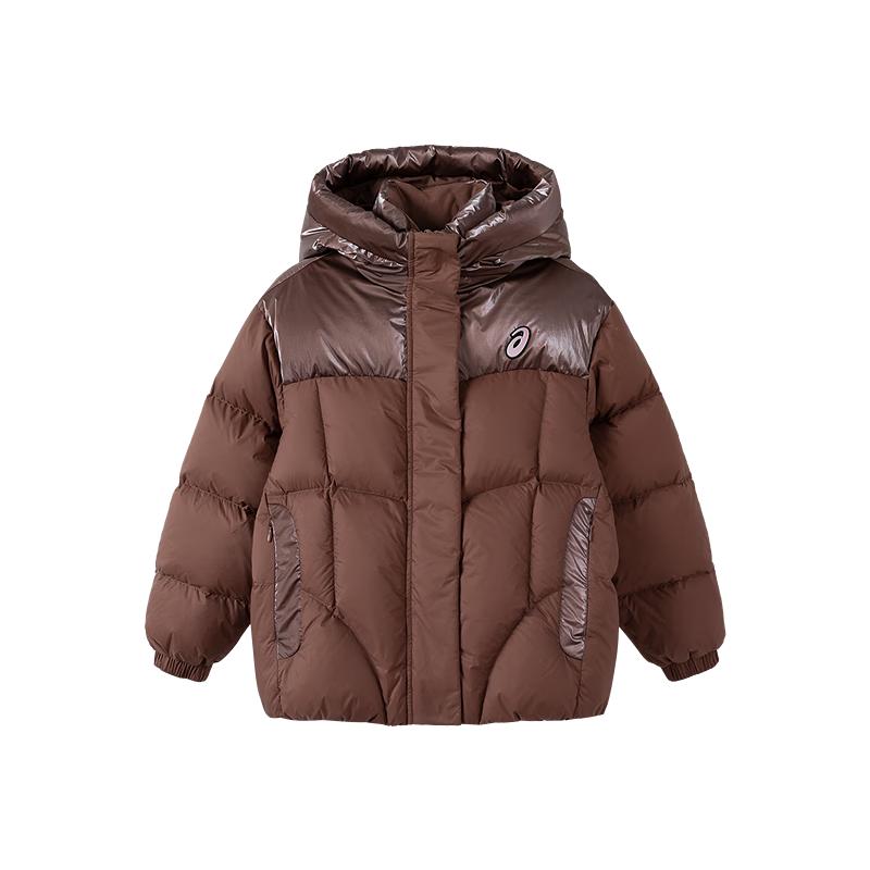 Asics Girls' Lightweight Hooded Down Jacket