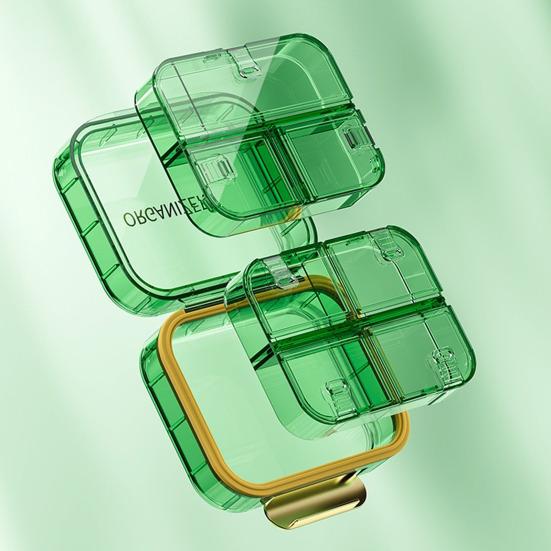 Box Secure Closure Moisture Dust Proof Portable Pill Eco-friendly Long Lifespan Mini Dispenser