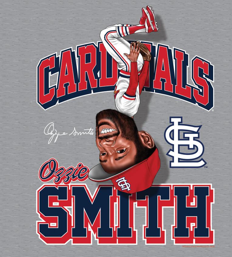 Ozzie Smith Caricature Men T-shirt Sport Grey All  JJ3375 Unisex T-Shirt XL