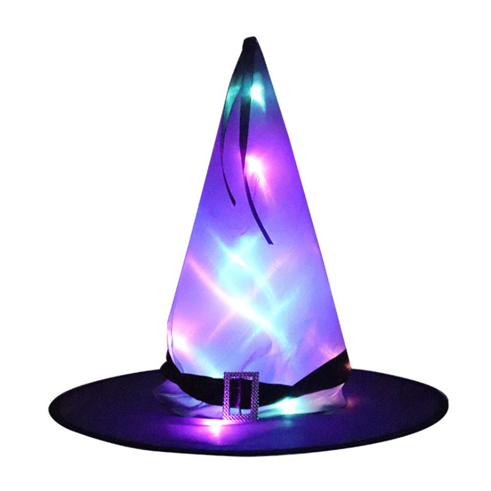 LED Lichter Hexenhut Halloween Elfenohren Für Kinder Partydeko Outdoor Baumhängeornament Halloween Dekoration 1 Stück