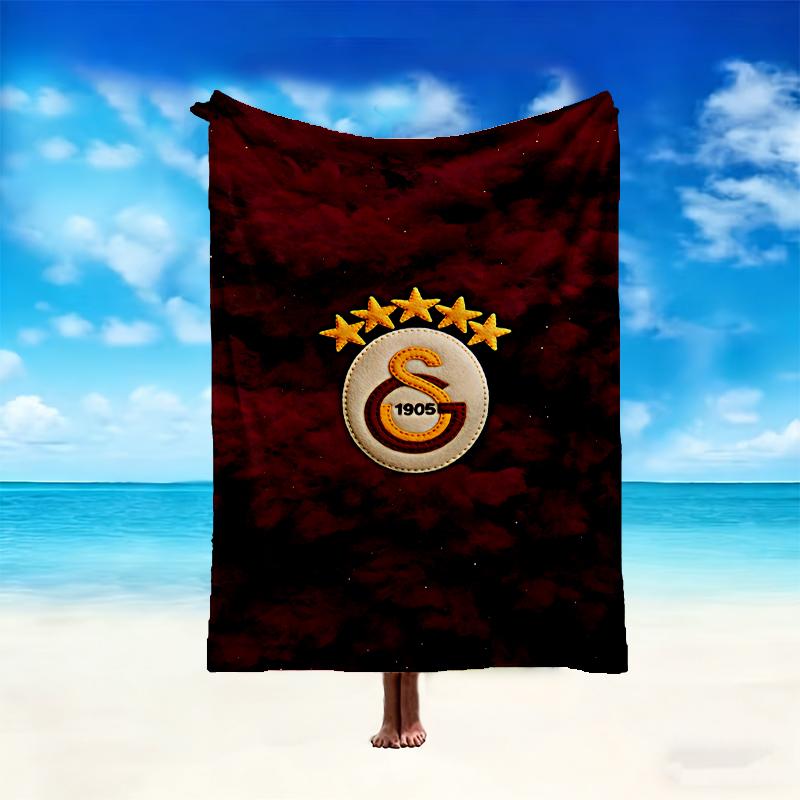 1pc Easy-Care Galatasaray SK Blanket, Perfect for Couch, Bed, Home, Travel & More, Warm & Durable Printed Blanket