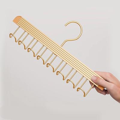 8 Hooks Bra Hanger Belts Camisole Clothes Organizer Rack Alloy Tie Hats Scarf Hangers Windproof Wardrobe Storage Space Saver
