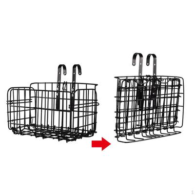 Foldable Bike Front Basket Cargo Dogs Carrier Bicycle Sundries Organizer