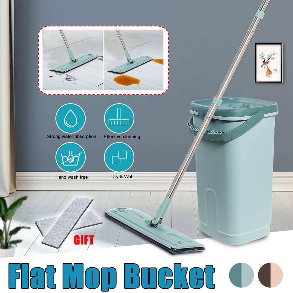 Rinse and Squeeze Expandable Home Kitchen Cleaning Mop available assorted color