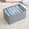 Oxford Cloth Storage Bin With Dividers For Closet And Bedroom Organization