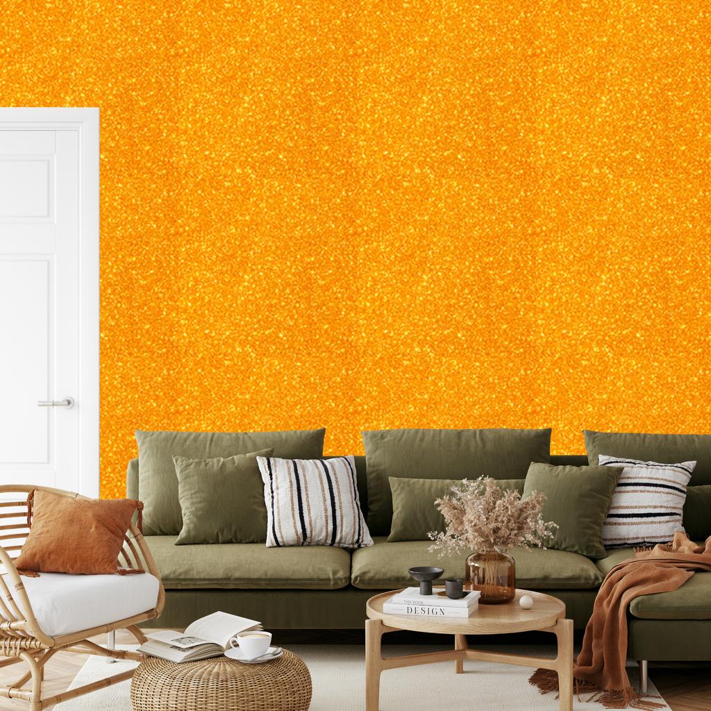 Gold Glitter Wallpaper for Living Room and Bedroom 50x1000