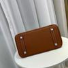 2026 Genuine Leather Women's Bag Top Layer Cowhide TOGO Knight Jacket Punk Chain Platinum Hand-held Diagonal Cross