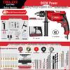Delixi Multifunctional 220V Hammer & Pistol Electric Drill: Compact, Powerful Handheld Tool for Home Use.