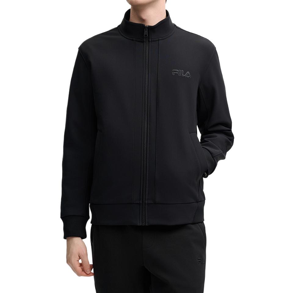 New FILA Jackets Coats Men's Jet Black F11M518502F-BK