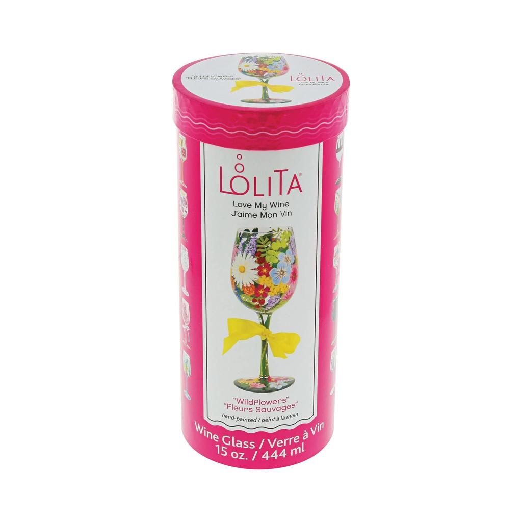 Lolita Wine Glass WILDFLOWERS GLS11-5526S