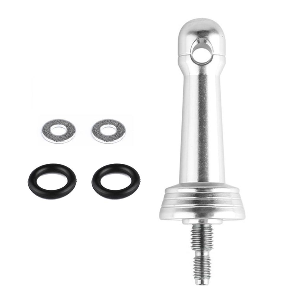 Insertion in/Screw In Reel Stand Fishing Wheel Balance Rod Aluminum Fishing Reel Balancer with Waterproof Rubber Rings