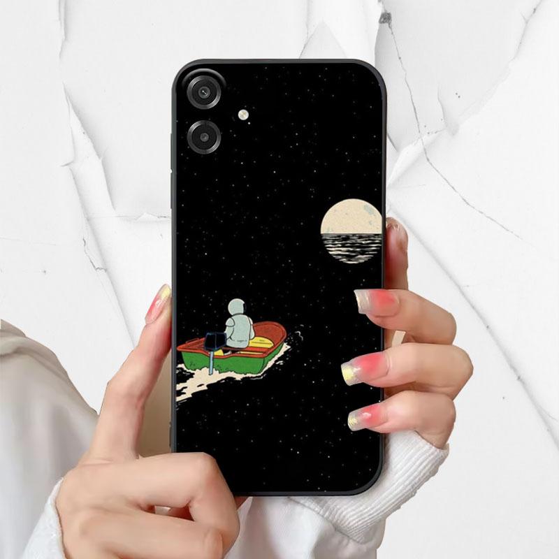 For Samsung Galaxy A07 4G Phone Case Cute Astronaut Soft TPU Silicone Cover For SamsungA07 4G 2025 Protective Shell Capa Etui