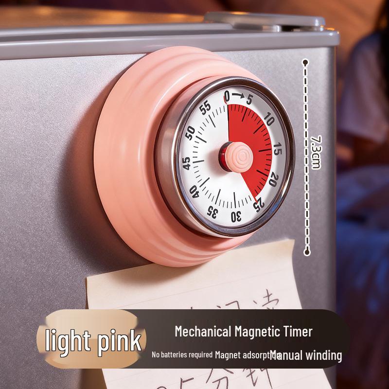 Magnetic Kitchen Timer: Mechanical Cooking & Time Management Alarm Clock
