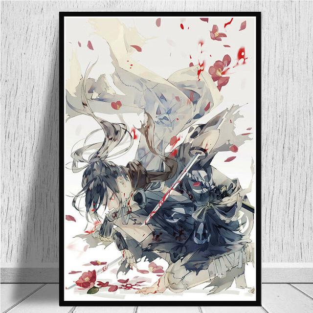 Wall Art Canvas Painting Home Decoration Print Posters Japanese Anime Nordic Modern Style Modular Pictures Children's Room Decor
