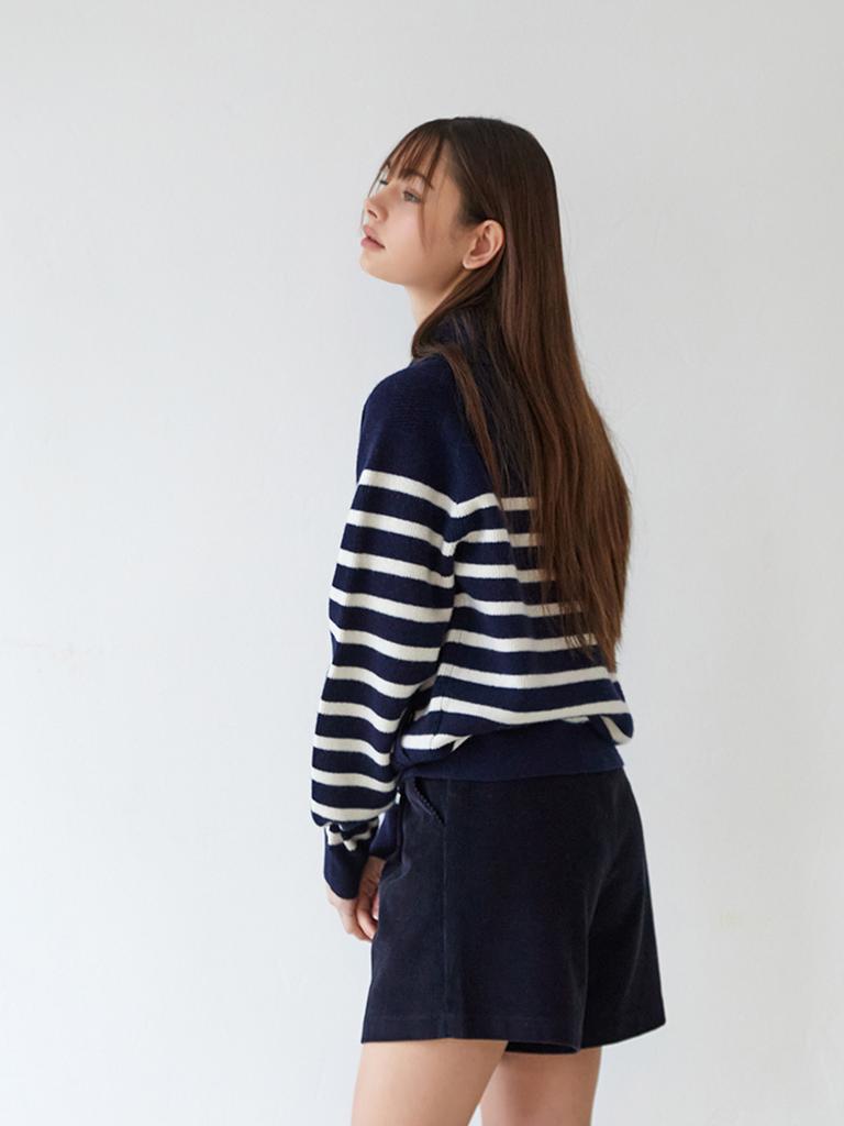 NITINA Soft Wool Zip-Up Cardigan Ny/Iv