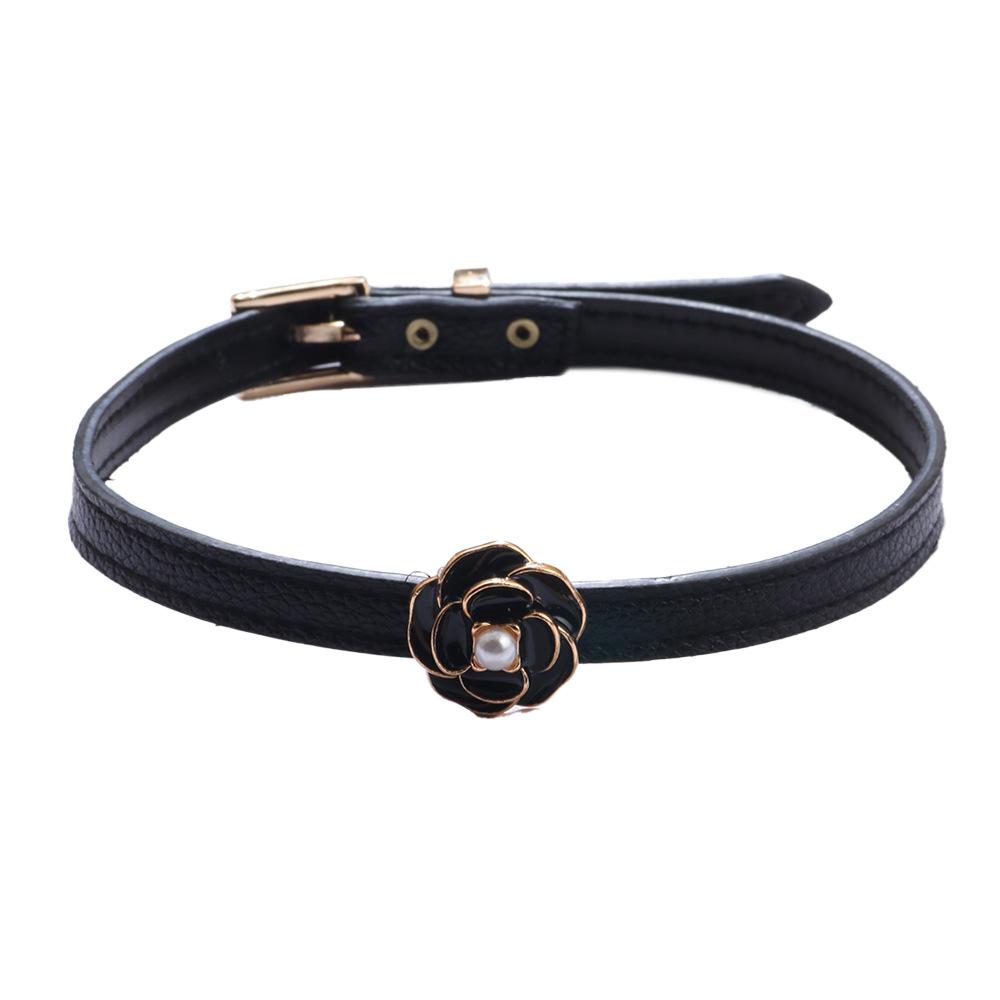 Solid Color Simple Fashion High Sense Collar Neck