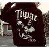 Sweat Tupac Sweat à capuche surdimensionné Tupac Sweat à capuche Supreme Tupac Hommes Femmes Sweats Streetwear Y2k Pull surdimensionné Survêtement Vêtements Femme Homme