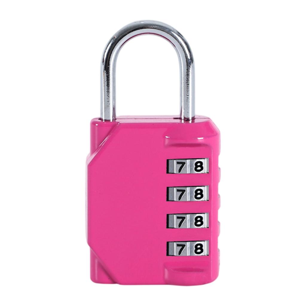 Dormitory Small 4-digit Password Padlock Dormitory Warehouse Gate Rental Room Password Lock Luggage Cow Head Padlock