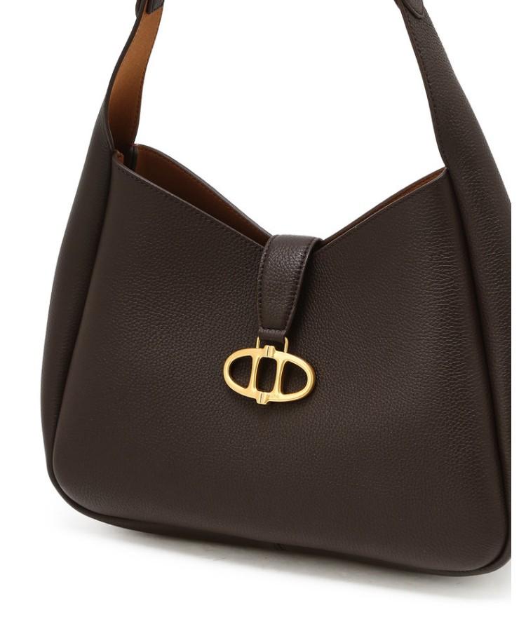 Athe Vanessabruno [Maron] Brown Shrunken Leather Hobo Bag M Aaba6F407W3