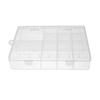 1Pcs Transparent Plastic Storage Box Adjustable Organizer Case New Container Box