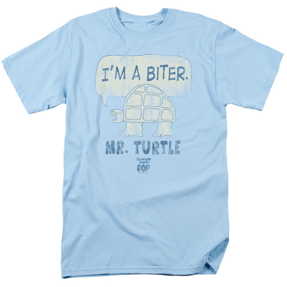 

26 Tootsie Pop Im a Biter T Shirt Mens Licensed Fruit Sucker Candy Tee Light Blue Unisex T-Shirt XL