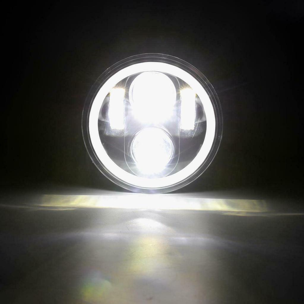 Uhonour 5.75-inch Headlight, Harley LED Headlight, Hi/Lo Beam with Squid Ring, IP67 Waterproof, Harley LED, Dyna, Sportster Headlight,