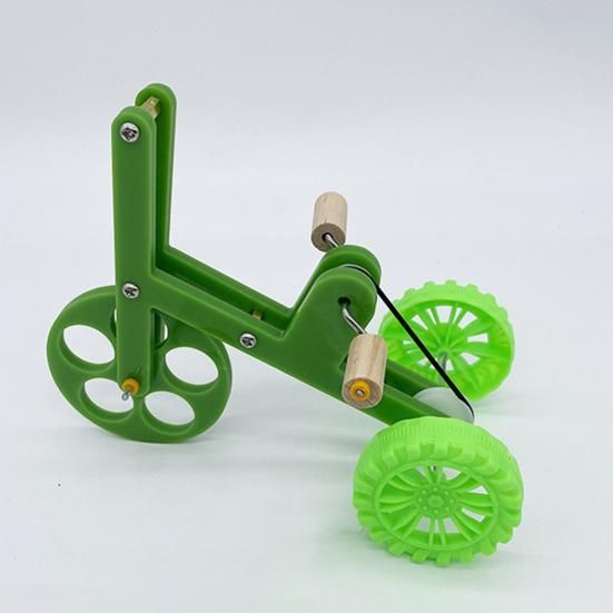 Parrot Training Bicycle, Funny Parrot Bike Training Toy, Creative Green Parrot Training Bike for Birds Intelligent Development