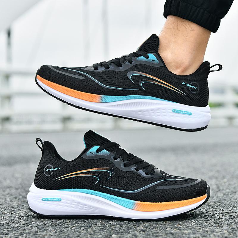 

Running shoes men s spring and summer mesh breathable lightweight large size sports shoes student high school entrance examination carbon board racing 48