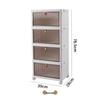 Foldable Drawer and Shoe Storage Cabinet Organizer