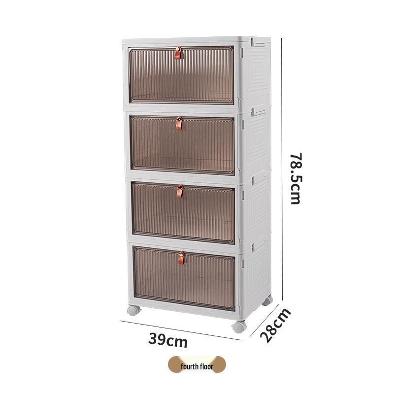Foldable Drawer and Shoe Storage Cabinet Organizer