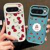 Niedliche Große Kirsche Weiche TPU Handyhülle für Google Pixel 8 Pro 8A 9 Pro XL Stoßfeste Silikonhülle für Pixel 9 8 Pro