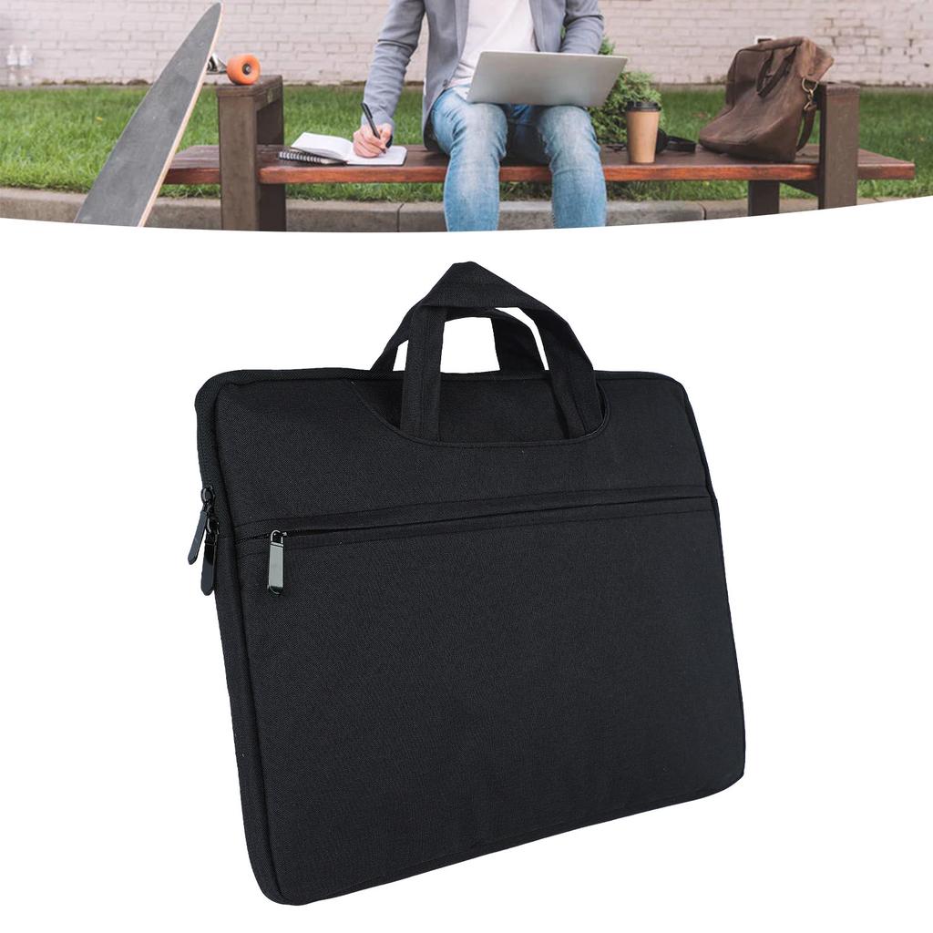 15.6 Inch Laptop Bag Stylish Lightweight Water Resistant Oxford Cloth Slim Computer Carry Case for Business Travel Home