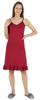 Inkmeso Solid Women  s Spaghetti Strap Nightwear Sleeveless Chemise