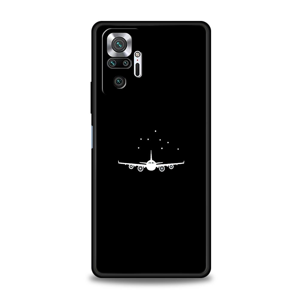 

Phone Case For Xiaomi Redmi Note 14 13 12 5G 11 10 Pro Plus 4G 9S 9 14C 13C 12C 10C 9C 9A Soft Cover Premium Airplane Pattern Redmi Note 9