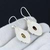 Natural Mother Of Pearl Gemstone Earrings, 925 Sterling Silver Earring, Handmade Boho Silver Jewelry Dangle Earrings, Thanksgiving Gifts