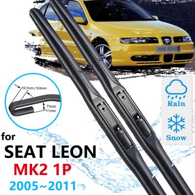 Car Front Wiper Blades For Seat Leon MK1 1998 1999 2000 2001 2002 2003 2004 Windscreen Windshield Washer Brushes Car