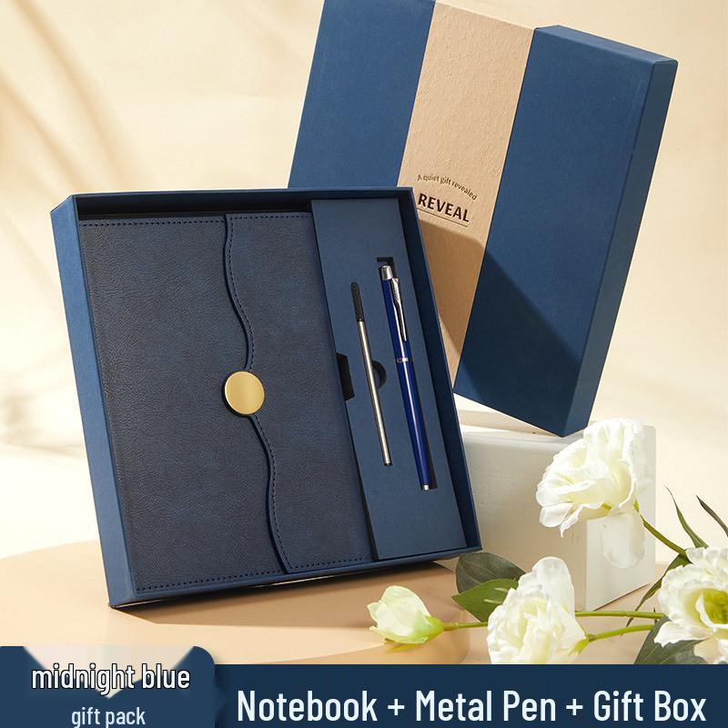 Customizable A5 Notebook Gift Set with Logo for Corporate Events and Client Meetings