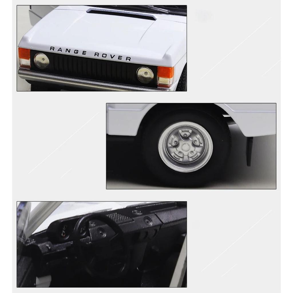 Welly 1/24 1970 Land Rover Range Rover Off-Road Vehicle Alloy Scale Car Model Diecast Metal Collection Children Toy Car Vehicles