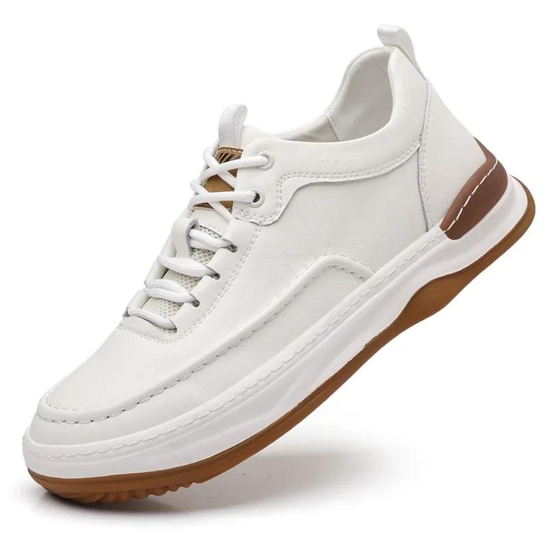 Мода 2024 года клоунские туфли мужские кроссовки кроссовки весенние дышащие мягкие — фото 7