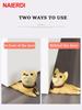 NAIERDI PVC Silicone Door Stopper Creative Cartoon Door Stops Non-punch Sticker Door Holder Furniture Cute Child Door Hardware