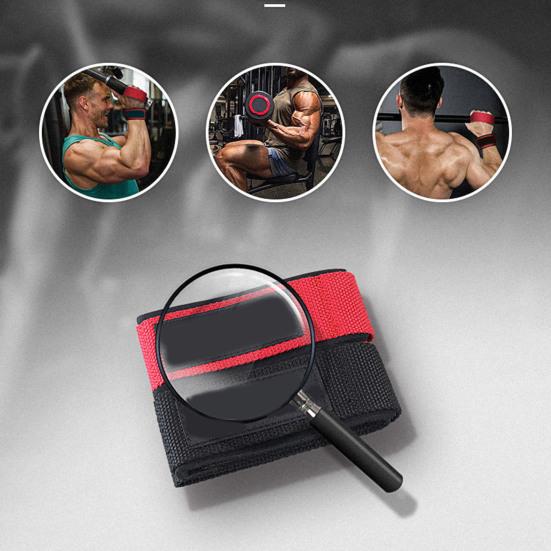 1 Pair Lifting Strap Men Women Anti-Slip Weightlifting Grip Band Bodybuilding Powerlifting Strength