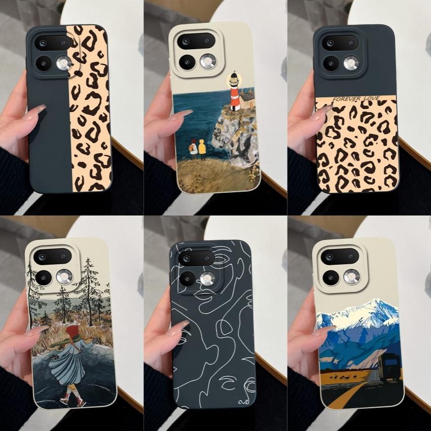 For Oppo Realme 16 14 15 Pro Plus C85 Pro OPPO Reno 15 Pro A6X A78 A96 A95 A94 A93 A92 A91 Phone Cases Fashion Pattern Soft Silicone Lightweight Shell