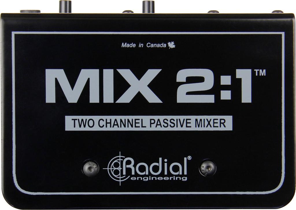 Engineering MIX audio mixer []Radial 21 2-channel
