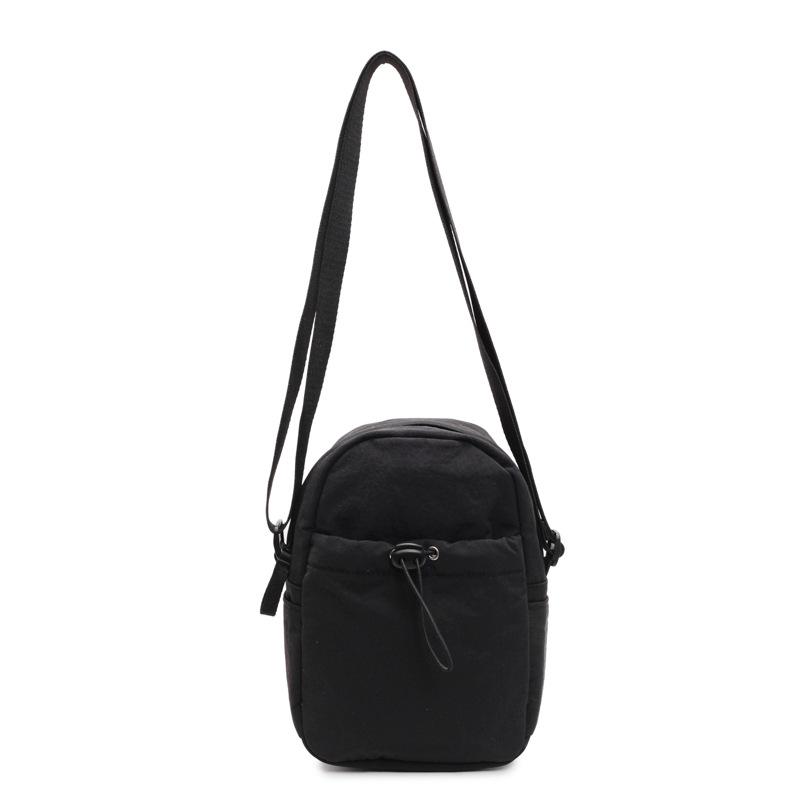 Canvas Mobile Phone Bag Female Crossbody Niche Design Small Bag For Mobile Phones