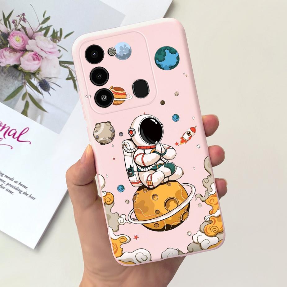 For Tecno Spark 8C Case KG5k KG5j KG5n Stylish Candy Painted Cover Soft Silicone Phone Case For Tecno Spark Go 2022 Spark8C Bags