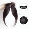 Women Clip-in Bangs Natural Wispy 3D French Bangs Forehead Hair Extensions Black Brown Side Bangs Fringe Wig Hairpieces